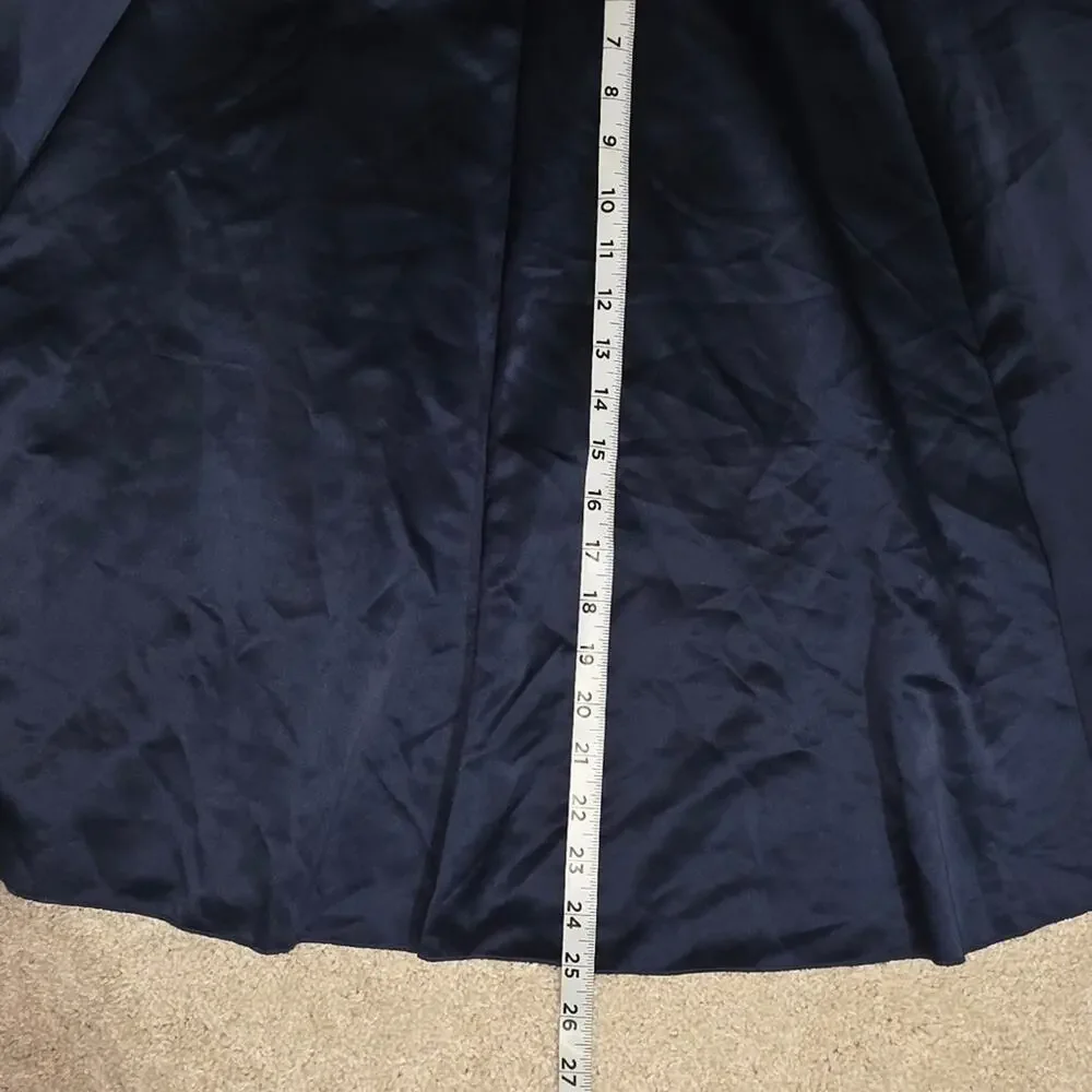 New York & Company Dark Blue A-Line Skirt
